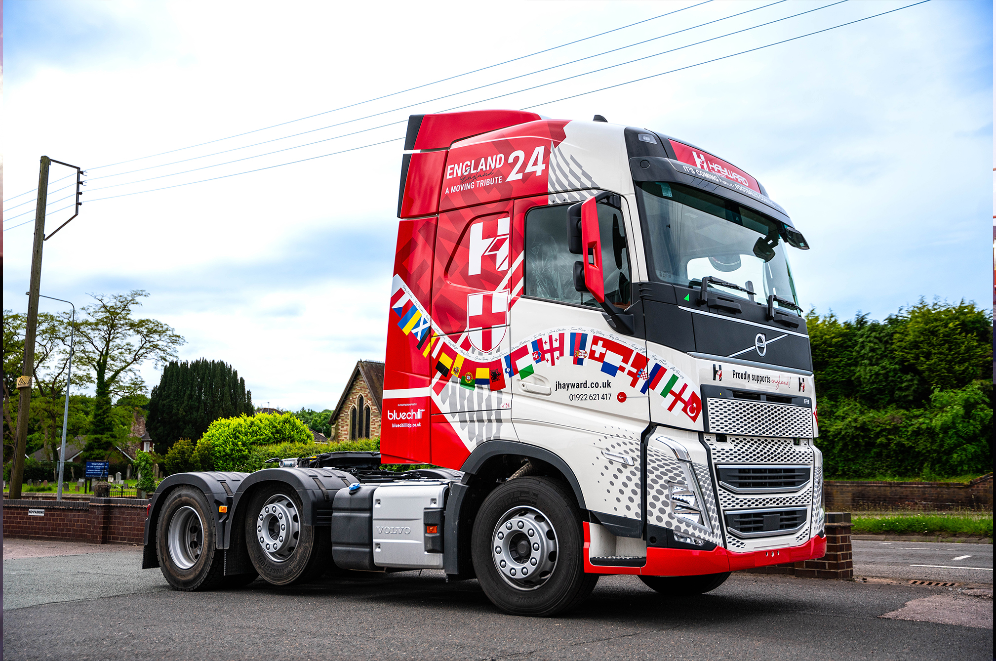 HAYWARDS TRUCK BLOG IMAGE Hayward's england tribute truck